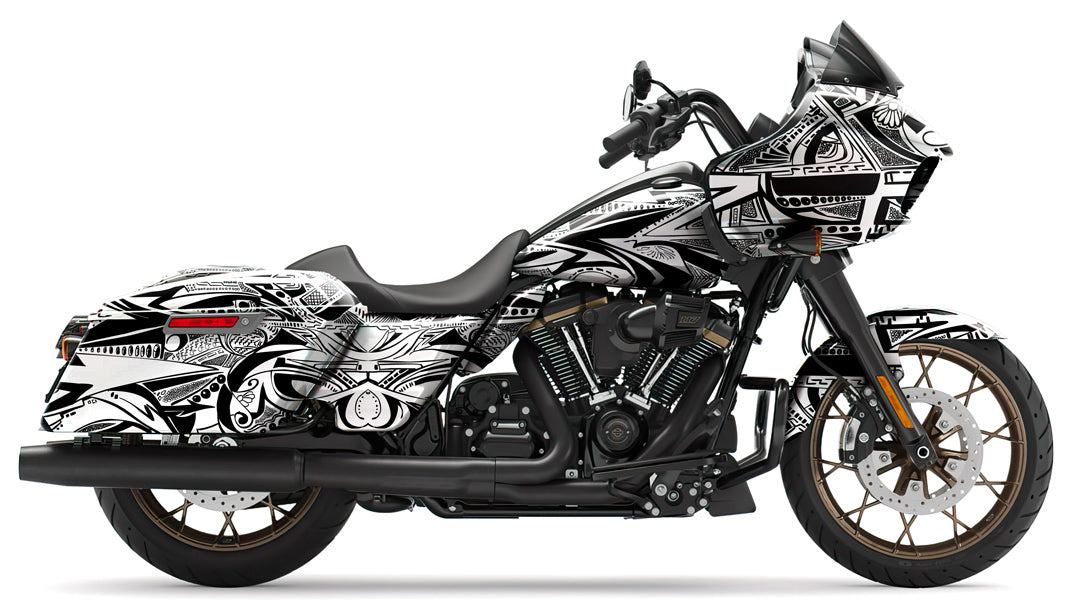 Street Glide Custom Wrap BIKESKINZ™ Motorcycle Vinyl Wrap Kit