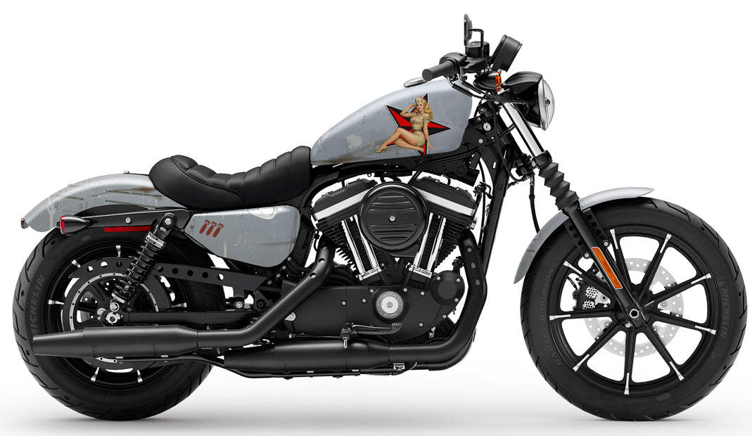 Full Motorcycle Vinyl Wrap Kit - (for Cruisers) 
