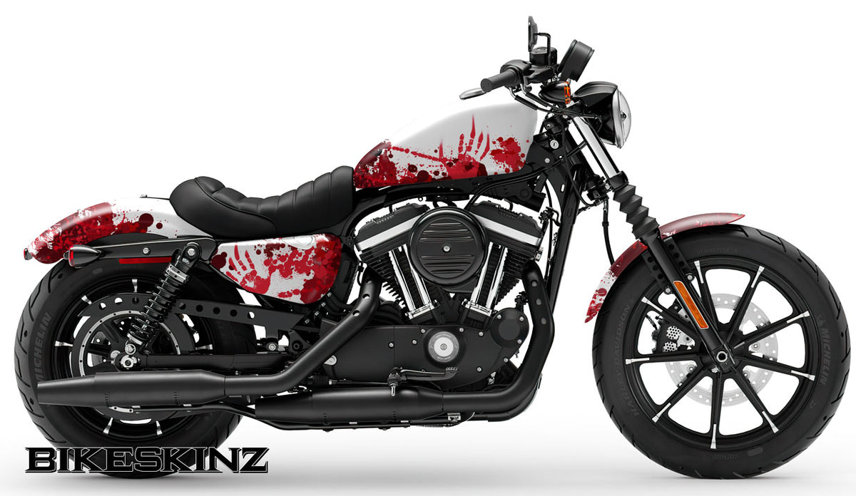 vinyl wrap sportster tank
