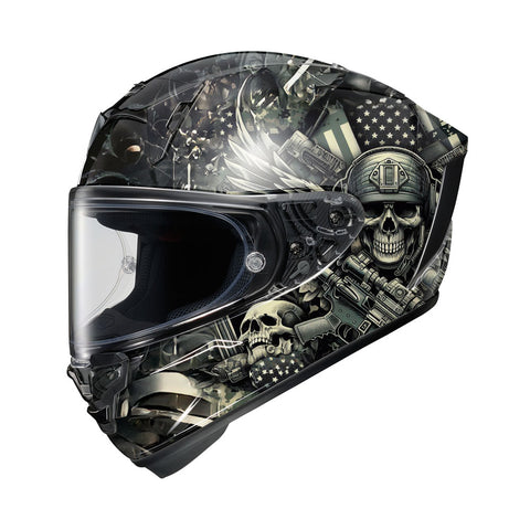 bike helmet skins BIRDWORX RUDY SPECTRUM This full Helmet Vinyl Wrap features a multicam pattern with a simulated rip The Lazer Genesis helmet skin