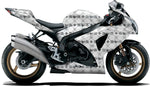 BIKESKINZ™ Motorcycle Vinyl Wrap Kit - Ancient Argyle Theme