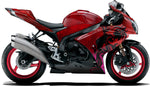 BIKESKINZ™ Motorcycle Vinyl Wrap Kit - Chiao Dragon (Red) Theme