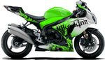 BIKESKINZ™ Motorcycle Vinyl Wrap Kit - City Boy (green) Theme