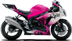 City Boy (Pink) Motorcycle Vinyl Wrap