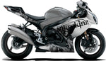 BIKESKINZ™ Motorcycle Vinyl Wrap Kit - City Boy (Grey) Theme