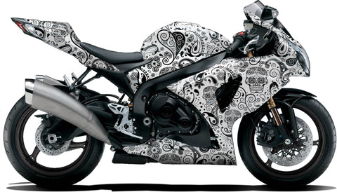 BIKESKINZ™ Motorcycle Vinyl Wrap Kit - Death Scroll Theme