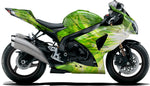 BIKESKINZ™ Motorcycle Vinyl Wrap Kit - Fantasy (green) Theme