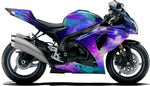 BIKESKINZ™ Motorcycle Vinyl Wrap Kit - Outer Galaxy theme