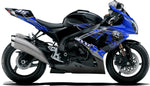 BIKESKINZ™ Motorcycle Vinyl Wrap Kit - GIXXER (blue) Theme