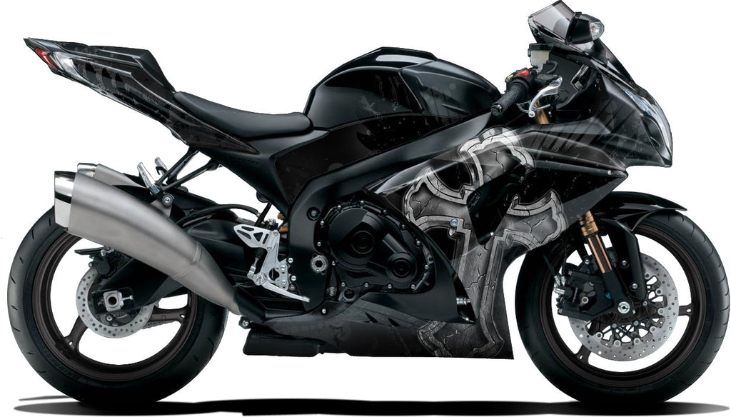 【希少】 PROJECT G/R Coated Biker Denm Size1 Full Vinyl Wrap Kit for ZX-6R 