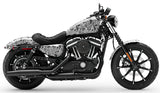 BIKESKINZ™ Motorcycle Vinyl Wrap Kit - Death Scroll Theme (for Cruisers)