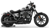 BIKESKINZ™ Motorcycle Vinyl Wrap Kit - Vaporlock Black & White theme (for Cruisers)