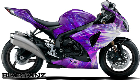 Fantasy (Purple) Motorcycle Vinyl Wrap