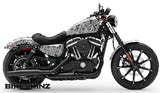 Death Scroll Motorcycle Vinyl Wrap (for Cruisers)